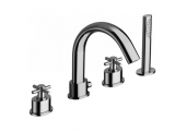 La Torre cмеситель для ванны из 4 частей Ovaline Cross 26848