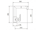 La Torre virtuves jaucējkrāns Kitech 16081 izvelkama iztece