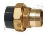 Pahlen PVC-bronzas pāreja ar ārējo vītni 50 mm x 1 1/2'' 60905